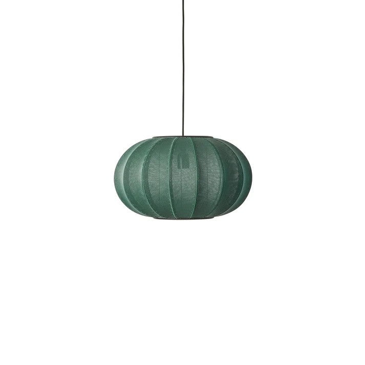 Knit-Wit Ø45 Oval Pendel Tweed Green billede 1
