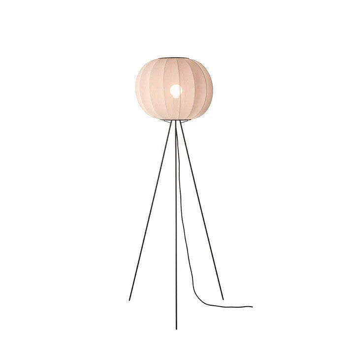 Knit-Wit Ø45 Round Gulvlampe High Sand Stone billede 2