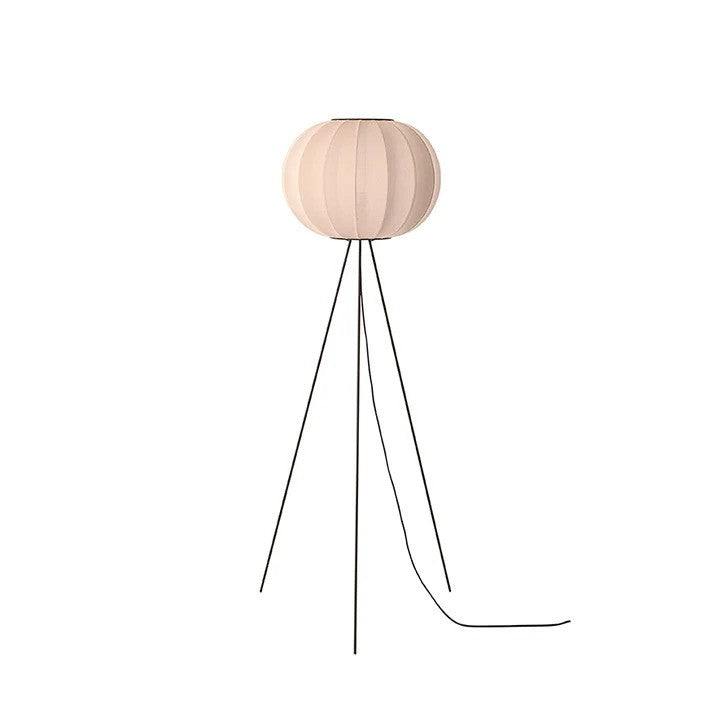 Knit-Wit Ø45 Round Gulvlampe High Sand Stone billede 1