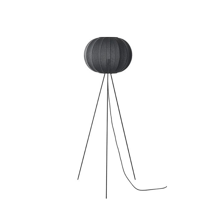 Knit-Wit Ø45 Round Gulvlampe High Black billede 1