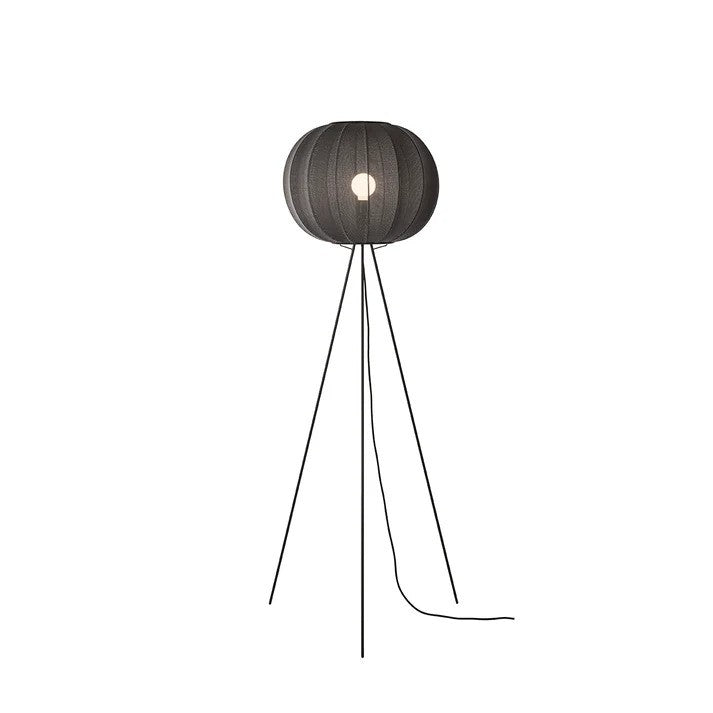 Knit-Wit Ø45 Round Gulvlampe High Black billede 2