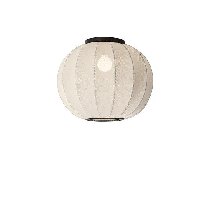 Knit-Wit Ø45 Round Loftslampe Pearl White billede 2