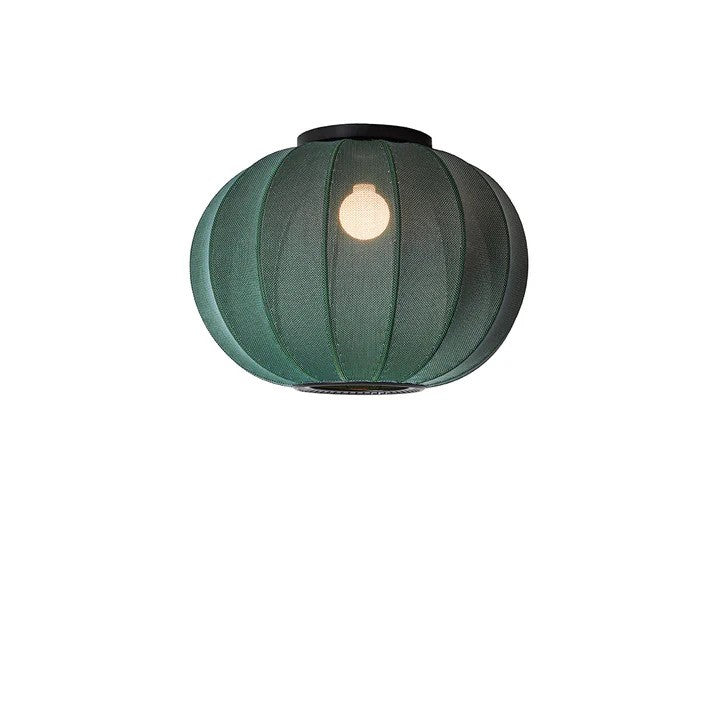 Knit-Wit Ø45 Round Loftslampe Tweed Green billede 2