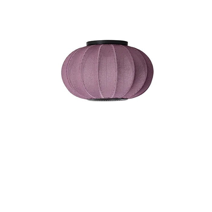 Knit-Wit Ø45 Oval Loftslampe Burgundy billede 1