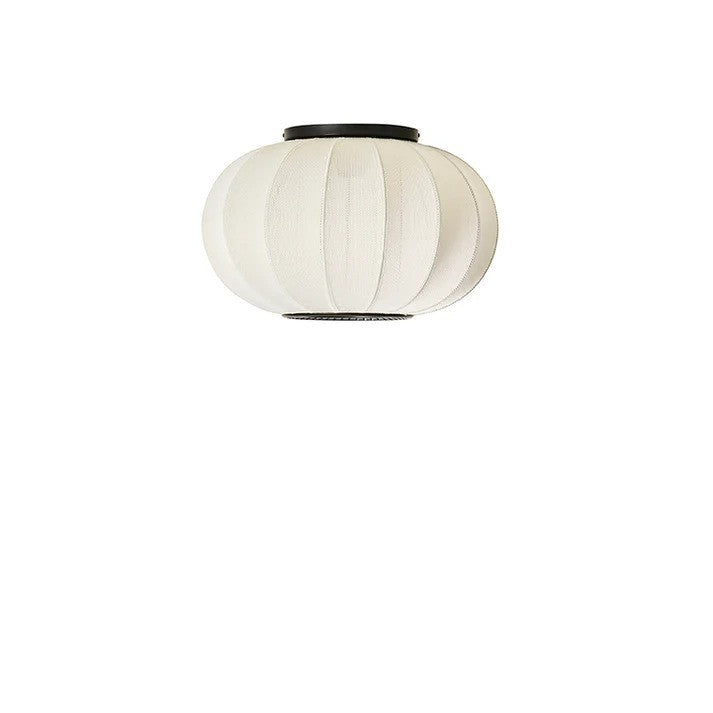Knit-Wit Ø45 Oval Loftslampe Pearl White billede 1