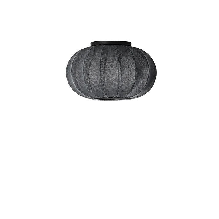 Knit-Wit Ø45 Oval Loftslampe Black billede 1