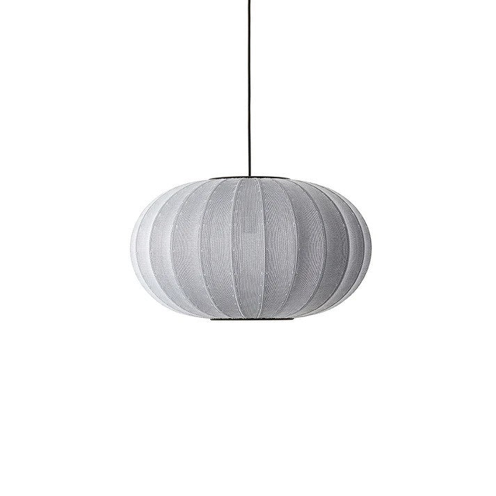 Knit-Wit Ø57 Oval Pendel Silver billede 1
