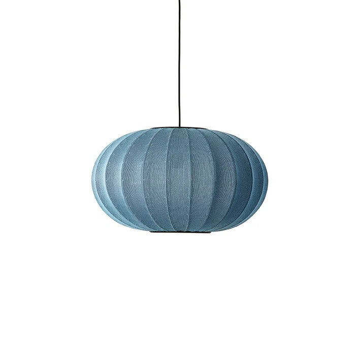 Knit-Wit Ø57 Oval Pendel Blue Stone billede 1