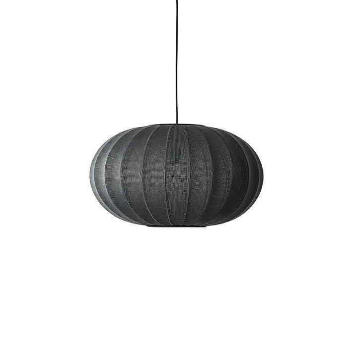 Knit-Wit Ø57 Oval Pendel Black billede 1
