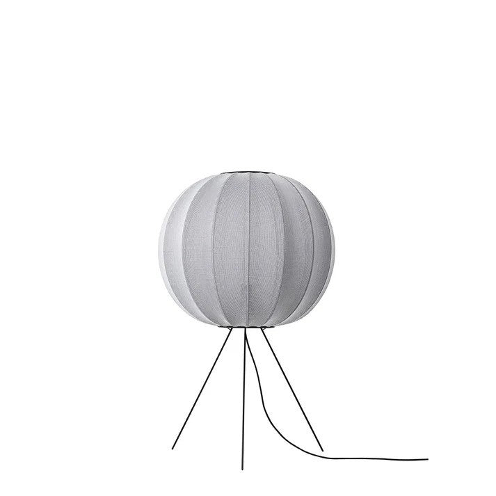Knit-Wit Ø60 Round Gulvlampe Medium Silver billede 1