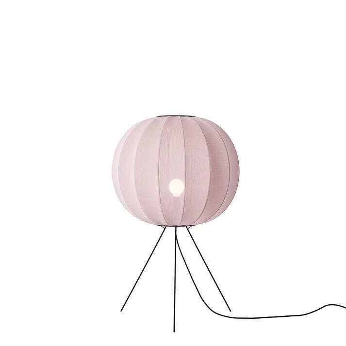 Knit-Wit Ø60 Round Gulvlampe Medium Light Pink billede 2