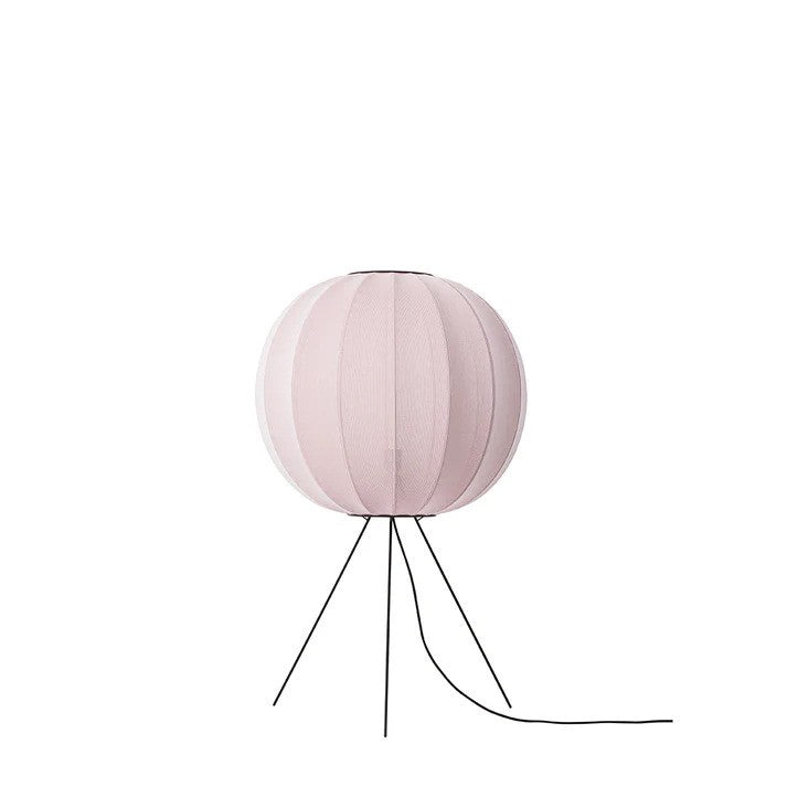 Knit-Wit Ø60 Round Gulvlampe Medium Light Pink billede 1