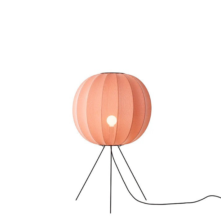 Knit-Wit Ø60 Round Gulvlampe Medium Coral billede 2