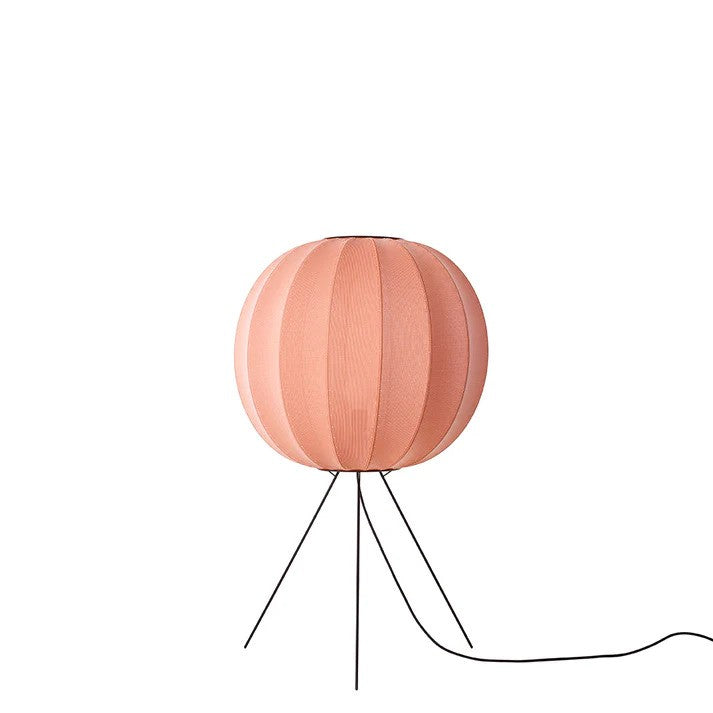 Knit-Wit Ø60 Round Gulvlampe Medium Coral billede 1