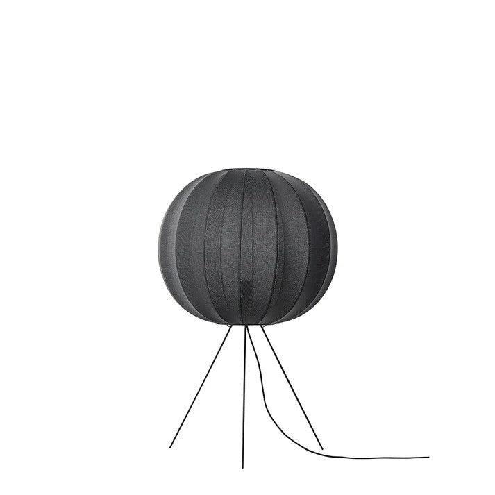 Knit-Wit Ø60 Round Gulvlampe Medium Black billede 1