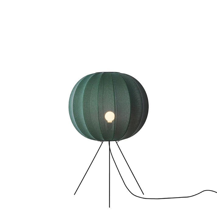 Knit-Wit Ø60 Round Gulvlampe Medium Tweed Green billede 2