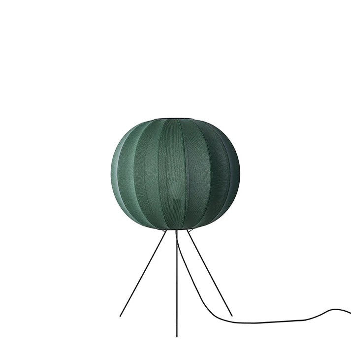 Knit-Wit Ø60 Round Gulvlampe Medium Tweed Green billede 1