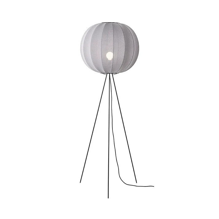 Knit-Wit Ø60 Round Gulvlampe High Silver billede 2