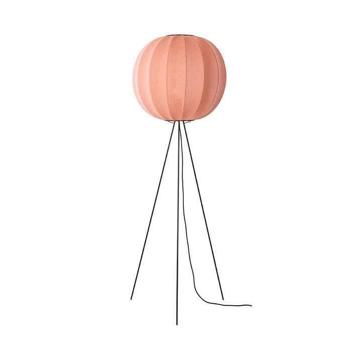 Knit-Wit Ø60 Round Gulvlampe High Coral billede 1