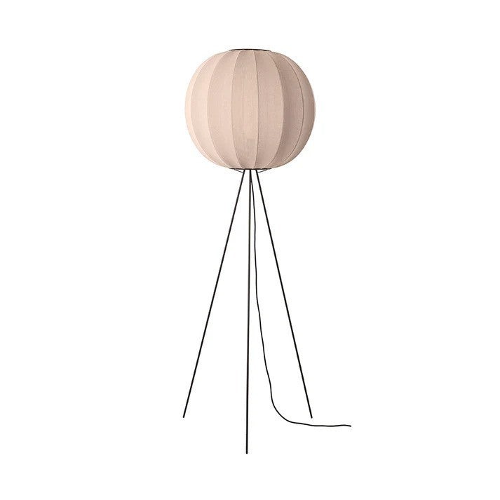 Knit-Wit Ø60 Round Gulvlampe High Sand Stone billede 1