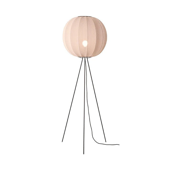 Knit-Wit Ø60 Round Gulvlampe High Sand Stone billede 2