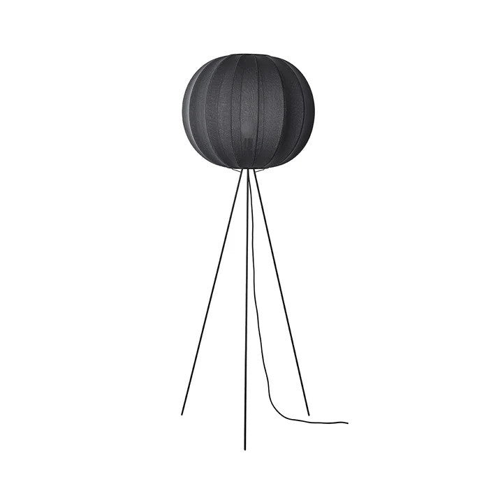 Knit-Wit Ø60 Round Gulvlampe High Black billede 1