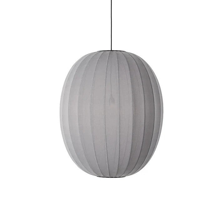 Knit-Wit Ø65 High Oval Pendel Silver billede 1