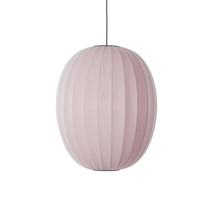 Knit-Wit Ø65 High Oval Pendel Light Pink billede 1