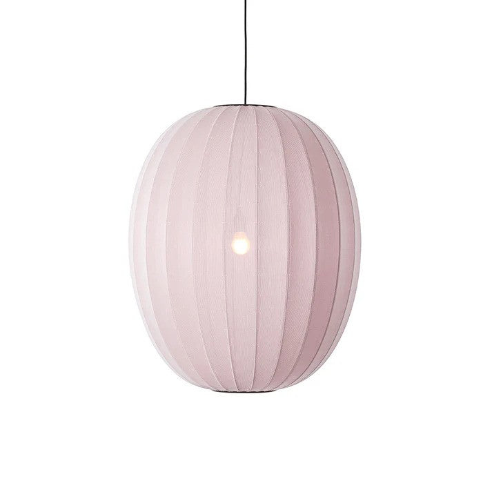 Knit-Wit Ø65 High Oval Pendel Light Pink billede 2