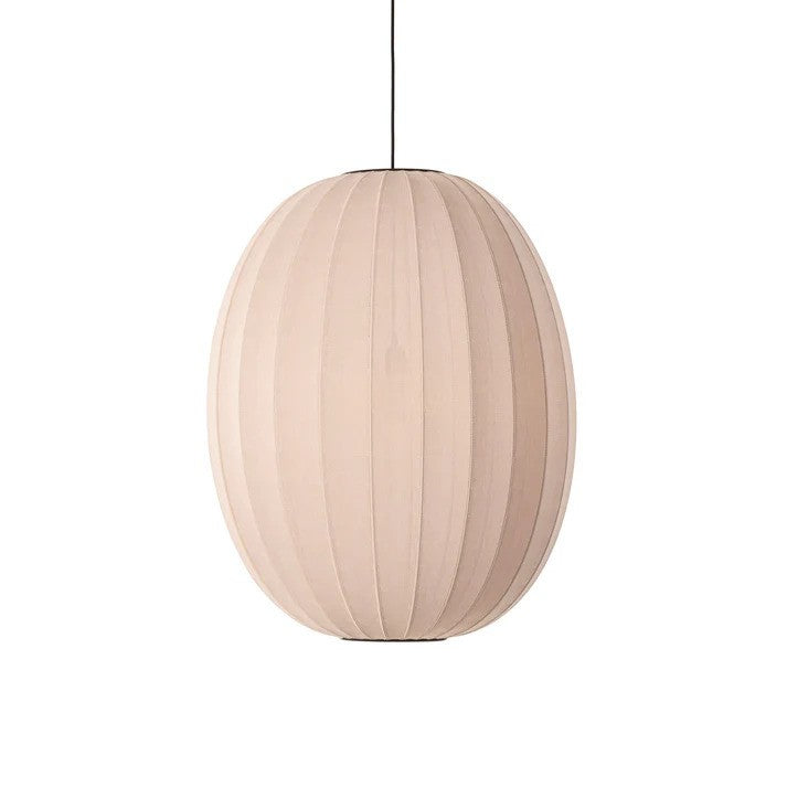 Knit-Wit Ø65 High Oval Pendel Sand Stone billede 1