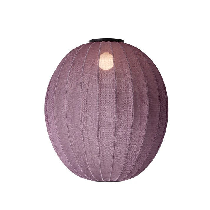 Knit-Wit Ø65 High Oval Loftslampe Burgundy billede 2