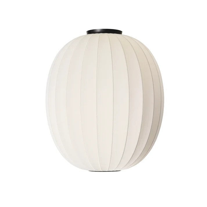 Knit-Wit Ø65 High Oval Loftslampe Pearl White billede 1