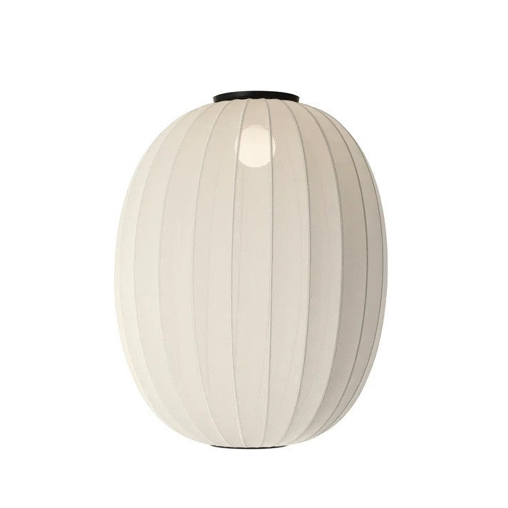 Knit-Wit Ø65 High Oval Loftslampe Pearl White billede 2
