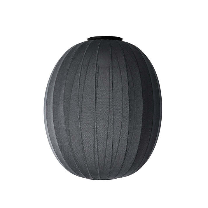 Knit-Wit Ø65 High Oval Loftslampe Black billede 1