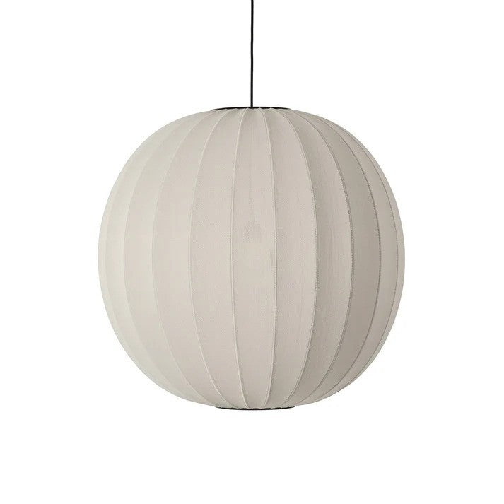 Knit-Wit Ø75 Round Pendel Pearl White billede 1