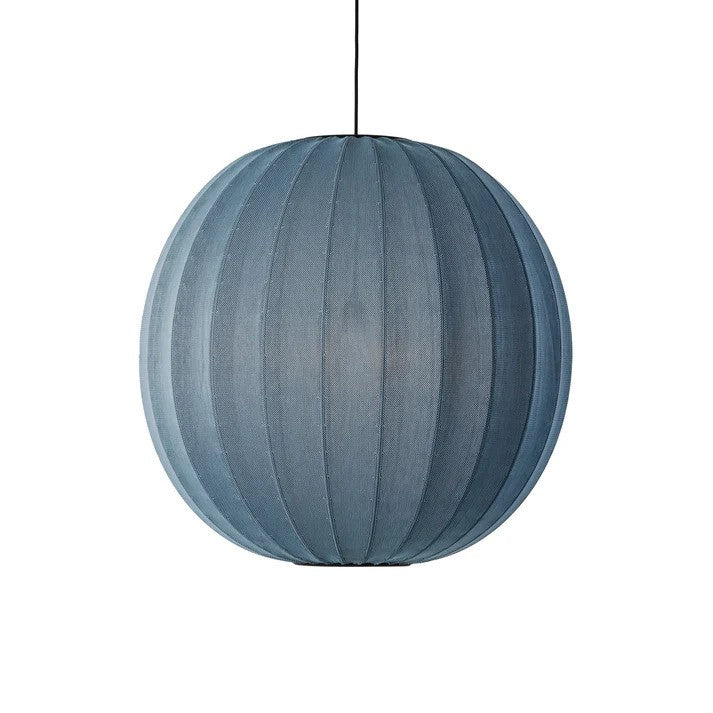 Knit-Wit Ø75 Round Pendel Blue Stone billede 1