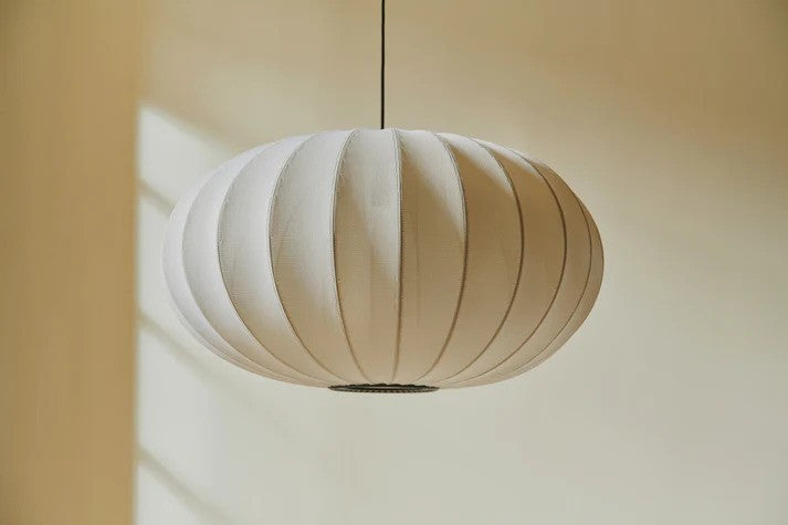 Knit-Wit Ø76 Oval Pendel Pearl White billede 2