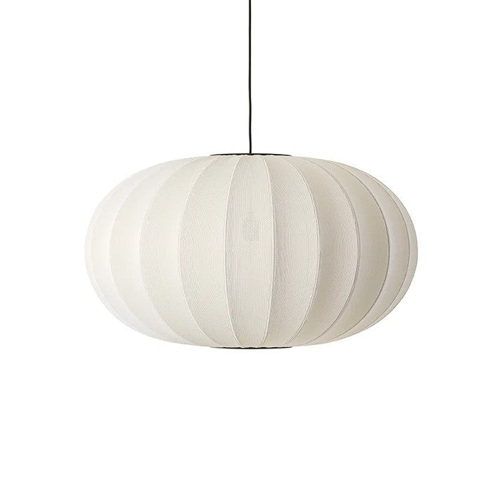 Knit-Wit Ø76 Oval Pendel Pearl White billede 1