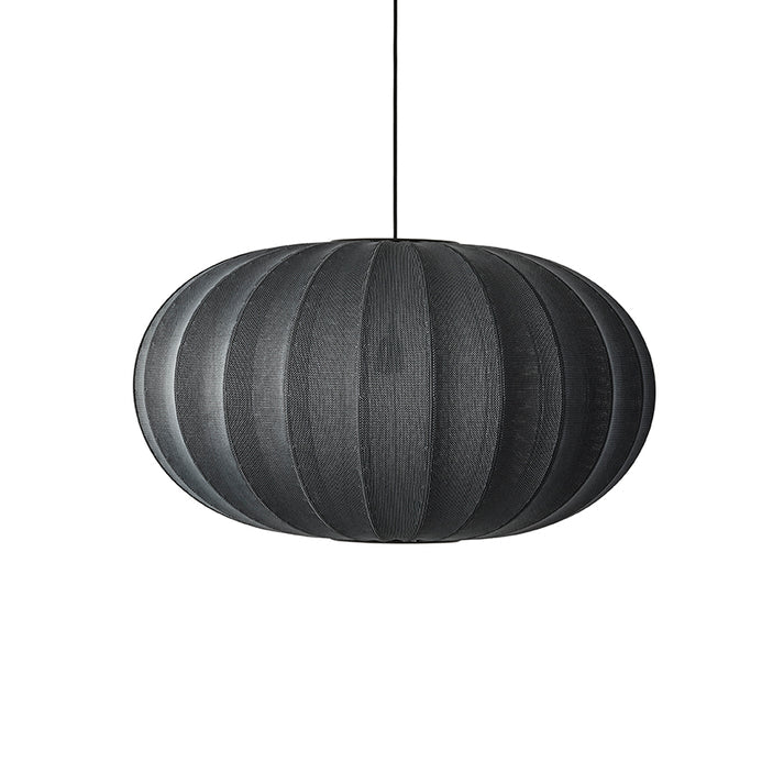 Knit-Wit Ø76 Oval Pendel Black billede 1