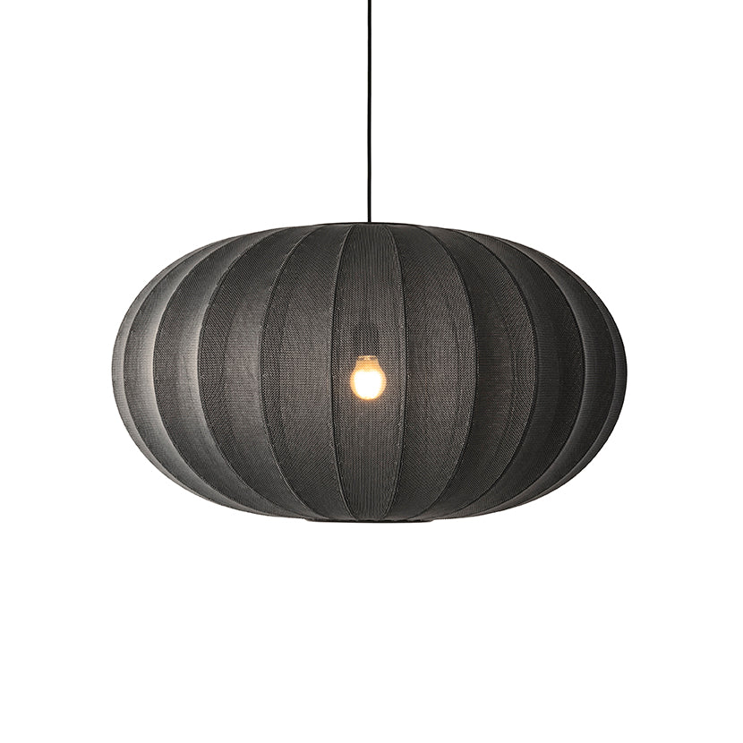 Knit-Wit Ø76 Oval Pendel Black billede 2