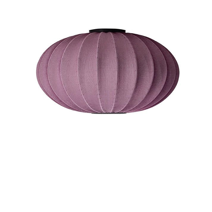 Knit-Wit Ø76 Oval Loftslampe Burgundy billede 1