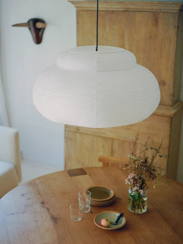 Papier Single Ø80 Pendel Hvid billede 2