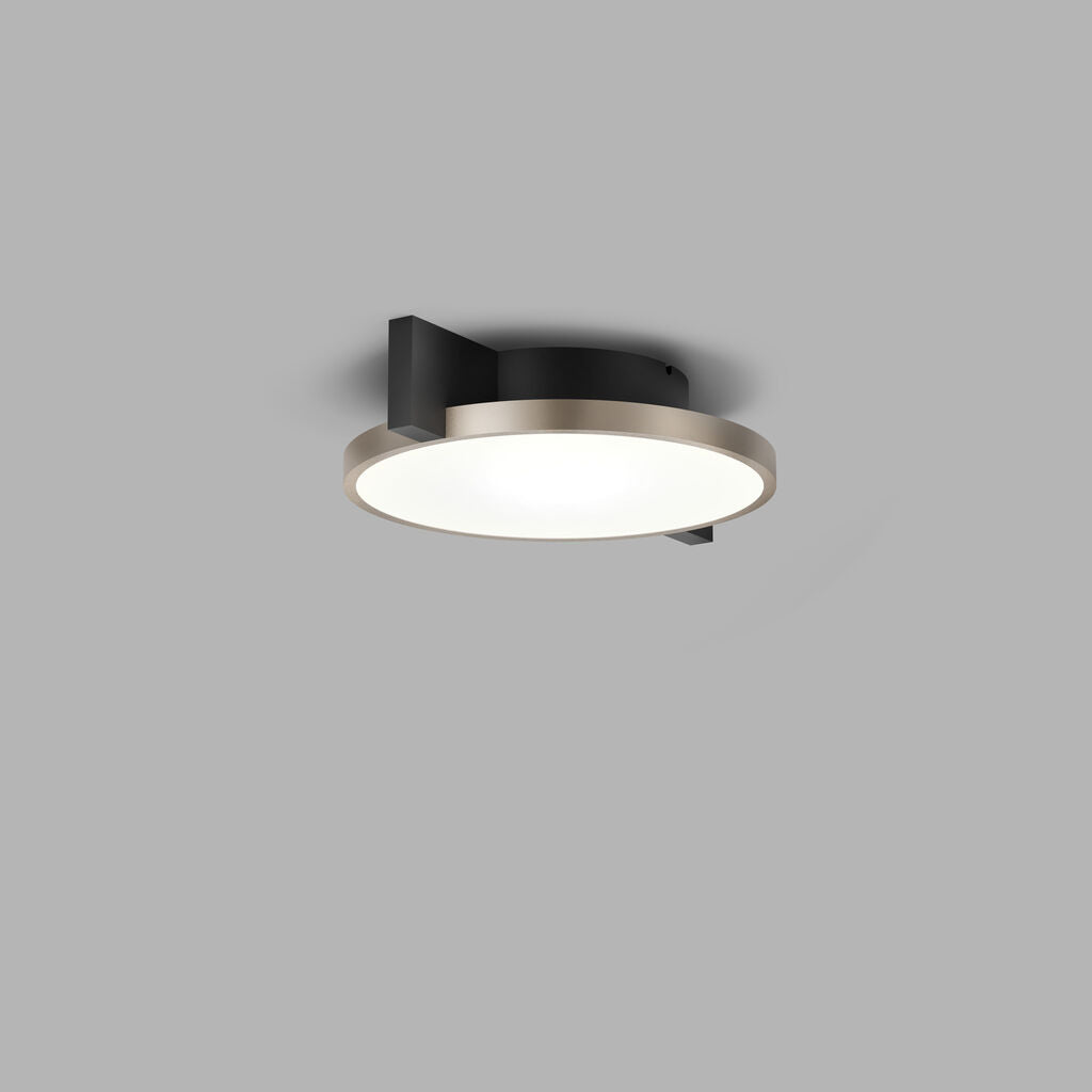 Inlay C1 Disc matsort satinguld LED loftslampe billede 2