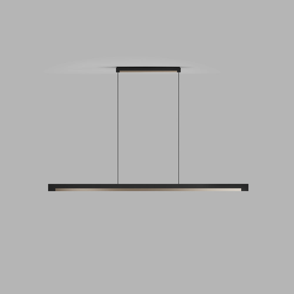 Inlay S1400 matsort satinguld LED pendel billede 1