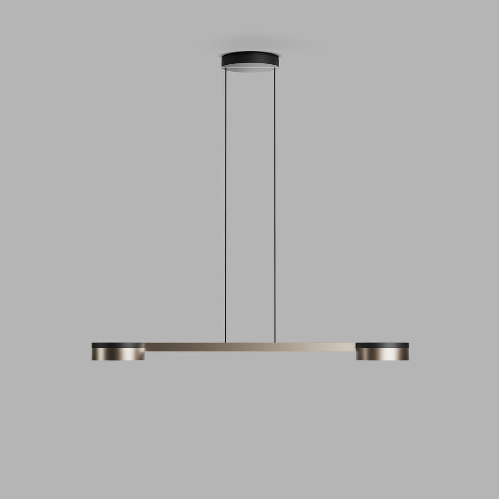 Blade S2 Slim matsort satinguld LED pendel billede 1