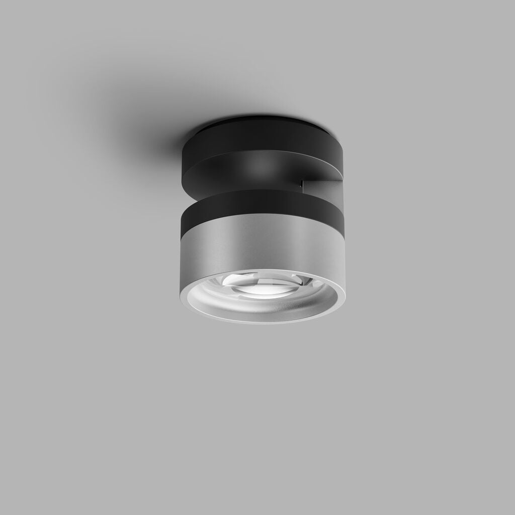 Blade C1 Slim matsort satinsølv LED loftslampe billede 1