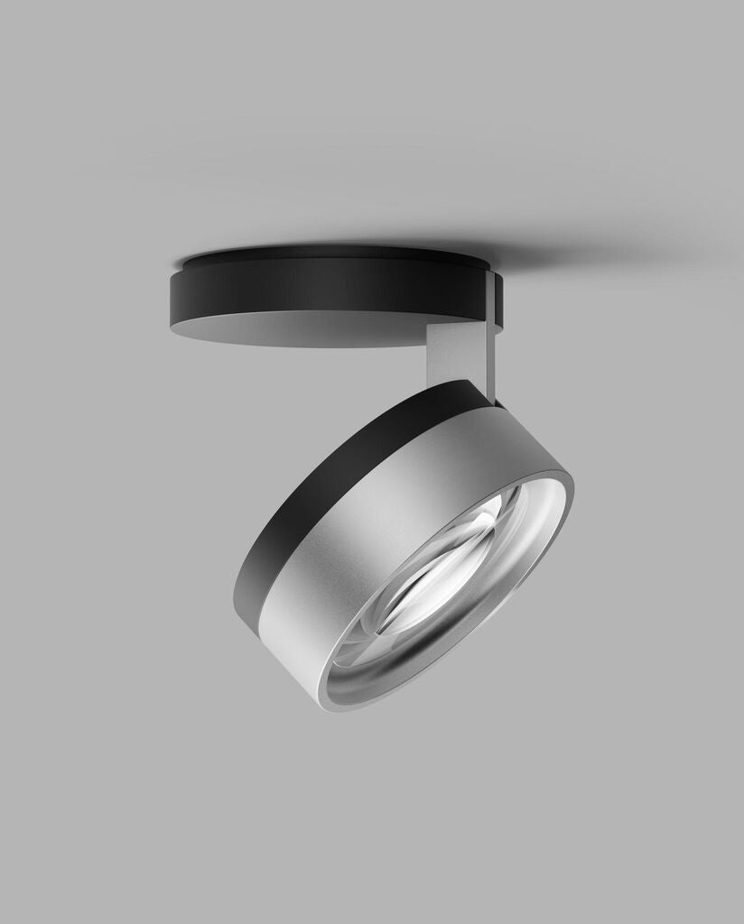 Blade C1+ Slim matsort satinsølv LED loftslampe billede 2
