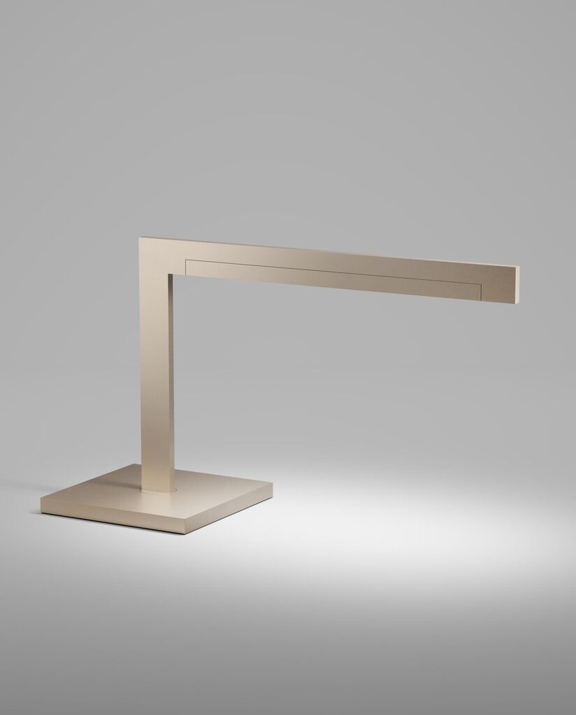 Inlay T2 Linear satinguld LED bordlampe billede 1