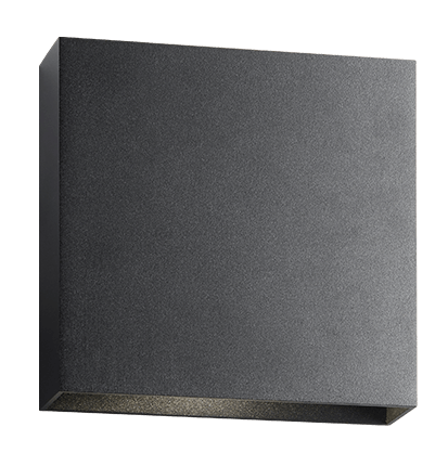 Compact Væglampe W3 LED 3000K Sort billede 1