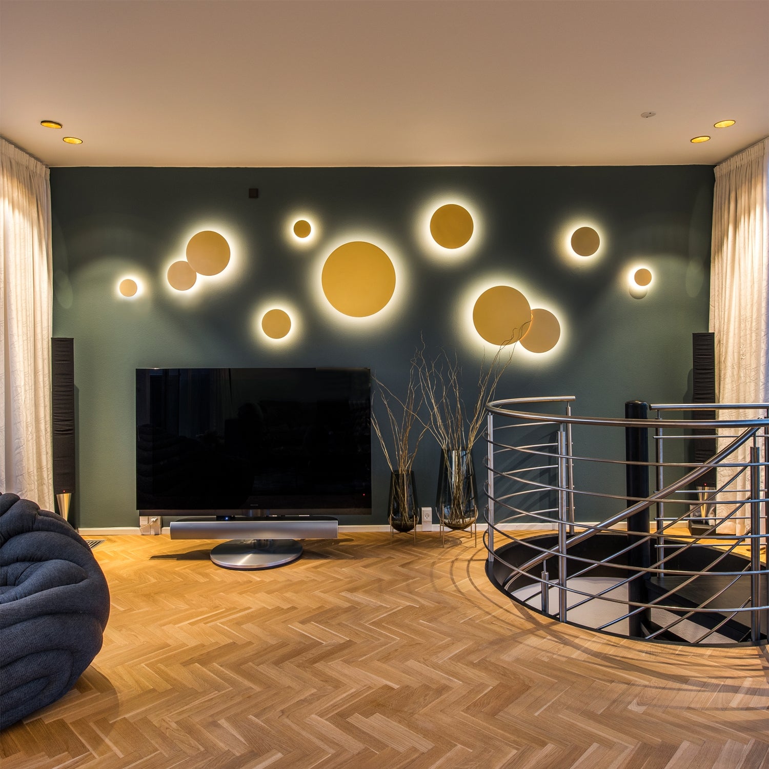 Soho W2 Væglampe 2700K-3000K Guld billede 3